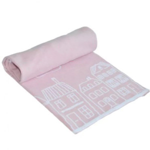 Розово бебешко одеало Канди - 100% Памук